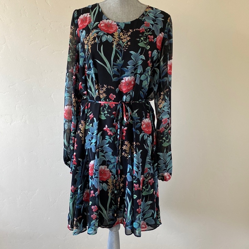 Tommy Hilfiger 3/4 length Monte Carlo Floral Chiffron Dress